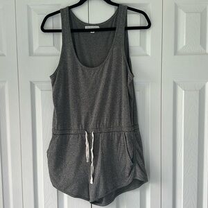 Spiritual Gangster Romper in gray size medium